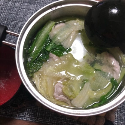 家にある野菜で作ってみました！
材料も少なくて簡単で美味しかったです♪